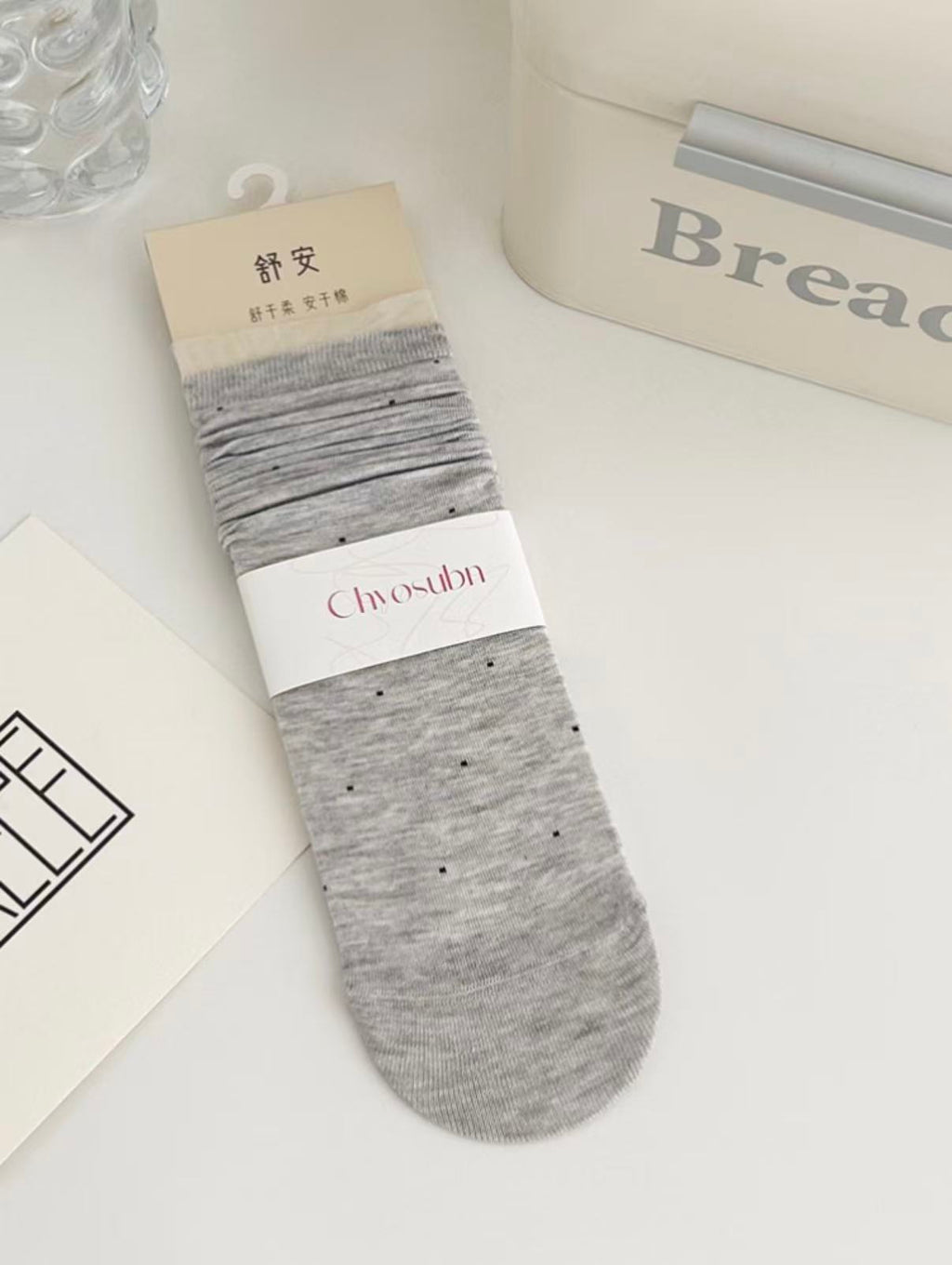 Polka Dot Crew Socks